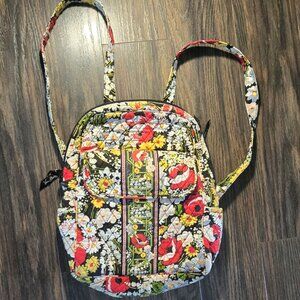 VERA BRADLEY Boho/Hippie Chic Quilted Floral Backpack